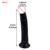 10 Inch Realistic Dildo with Powerful Suction