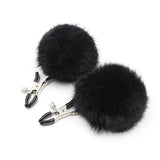 Furry Pom-Pom Nipple Clamps