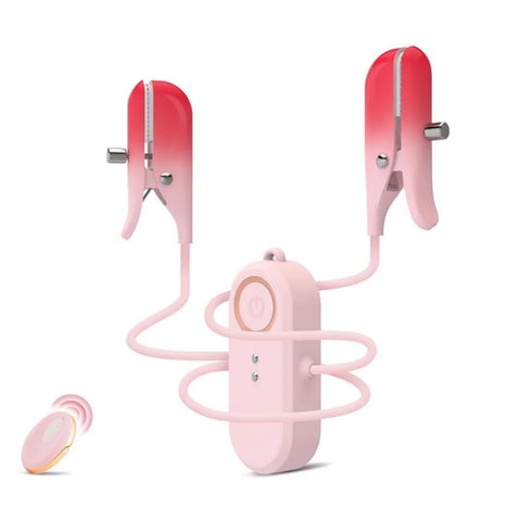 Wearable Nipple Clamp Vibrator – 2-in-1 Clitoral Stimulation Massager for Women