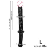 Extra-Long Silicone Anal Plug Wand – Intimate Expansion & Massage Toy