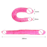 Double-Ended Silicone Dildo – Dual G-Spot & Intimate Stimulation Massager