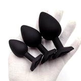Rose Design Silicone Anal Plug – Beginner to Expert Size Options (3 Size)