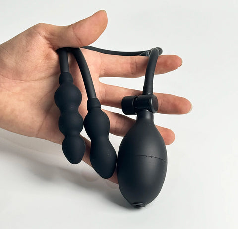 Inflatable Silicone Anal Balls Plug Sex Toy for Adult Inflatable Silicone Anal Balls Plug Sex Toy for Adult