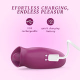 Woman Clitoris Licker Tongue Vibrator and Pleasure Massager