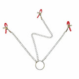 Y-Shaped Metal Nipple Clamp Chain