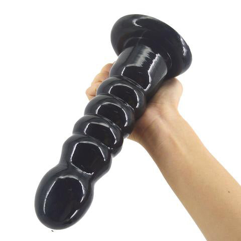 Anal Beads Plug Black Suction Cup Dildo Anal Beads Plug Black Suction Cup Dildo