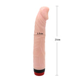 21 cm Realistic Vibrating Dildo with Prickly Penis Sleeve