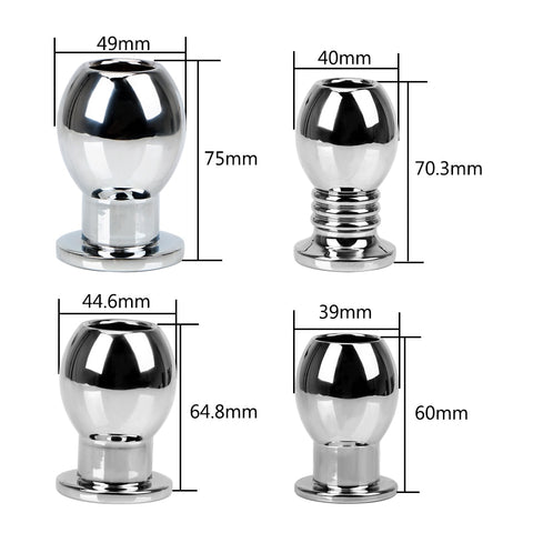 Stainless Steel Hollow Tunnel Plugs - PlugLust Stainless Steel Hollow Tunnel Plugs - PlugLust