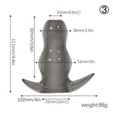 Clear Hollow Butt Plug 5 Sizes