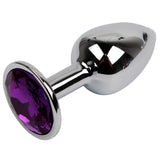 Jeweled Stainless Steel Plug 6 Colors