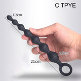 Black Silicone Penis Plug 7 Styles