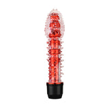 Spiked Silicone Dildo Vibrator 5 Colors