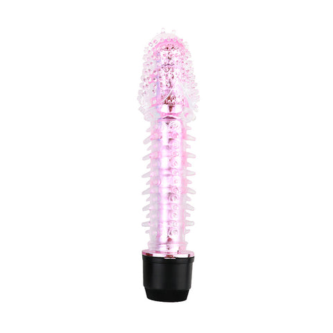 Spiked Silicone Dildo Vibrator 5 Colors - PlugLust Spiked Silicone Dildo Vibrator 5 Colors - PlugLust