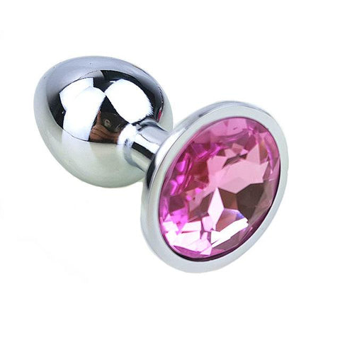3" Jeweled Metal Princess Plug 12 Colors PlugLust 3" Jeweled Metal Princess Plug 12 Colors PlugLust