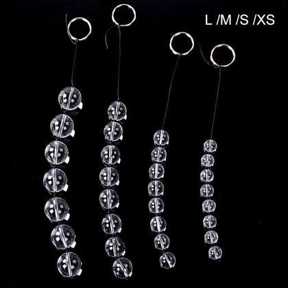 String Glass Anal Beads 4 Sizes